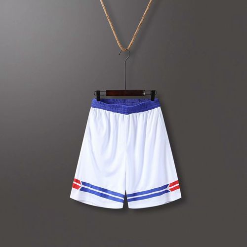 Loose Sports Stripe Summer Men Basketball Jersey Shorts