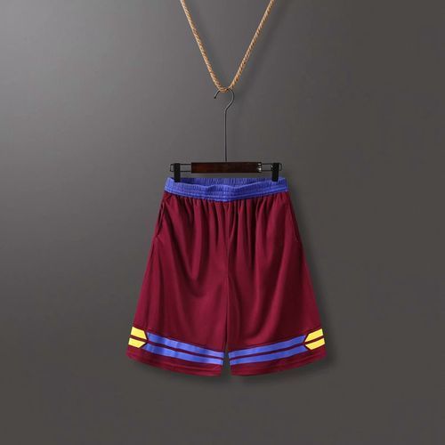 Loose Sports Stripe Summer Men Basketball Jersey Shorts