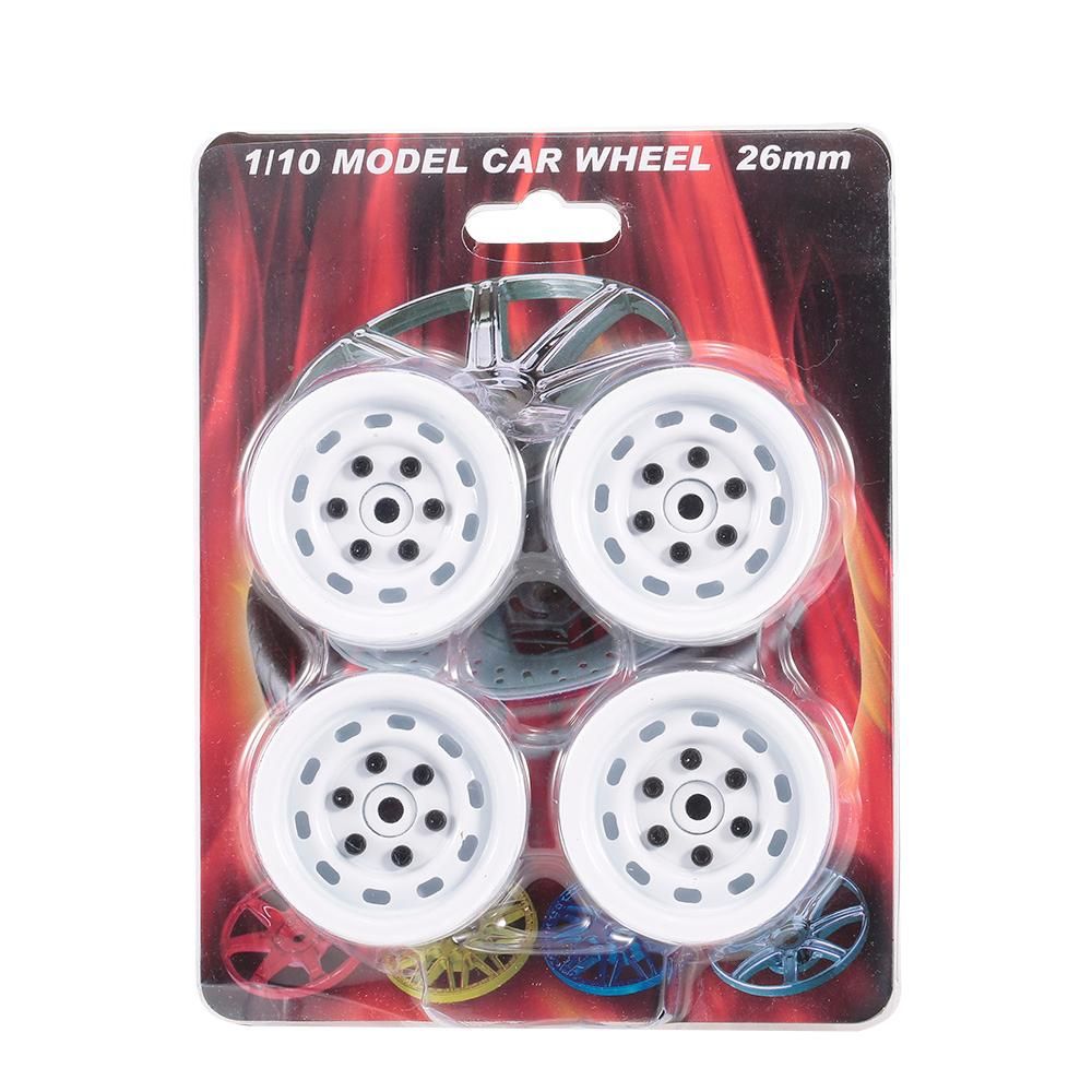 4pcs AUSTAR AX-618WH 1.9inch Metal Wheel Hub Rim Set for Axial SCX10 RC4WD D90 1/10 RC Rock Crawler Car