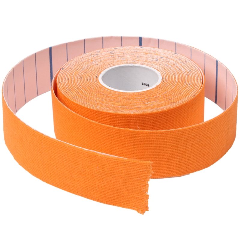 Waterproof Kinesiology Tape Sports Muscles Care Therapeutic Bandage, Size: 5m(L) X 5cm(W)(Orange)