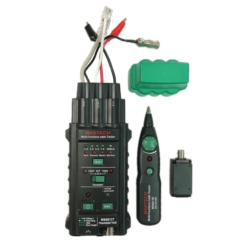 MS6813 Multi-Function Cable Tracker Network Cable Tester Telephone Line Tester Wire Detector Tracker RJ45 RJ11 For Electrician