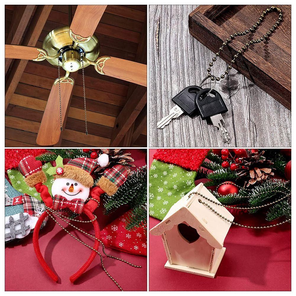 12 Pieces Ceiling Fan Pull Chain Extender Fan Chain Extension 1224 36 Inches Extra Long Ceiling Fan Pull Chain