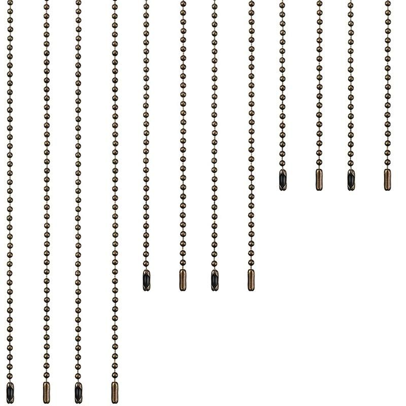 12 Pieces Ceiling Fan Pull Chain Extender Fan Chain Extension 1224 36 Inches Extra Long Ceiling Fan Pull Chain