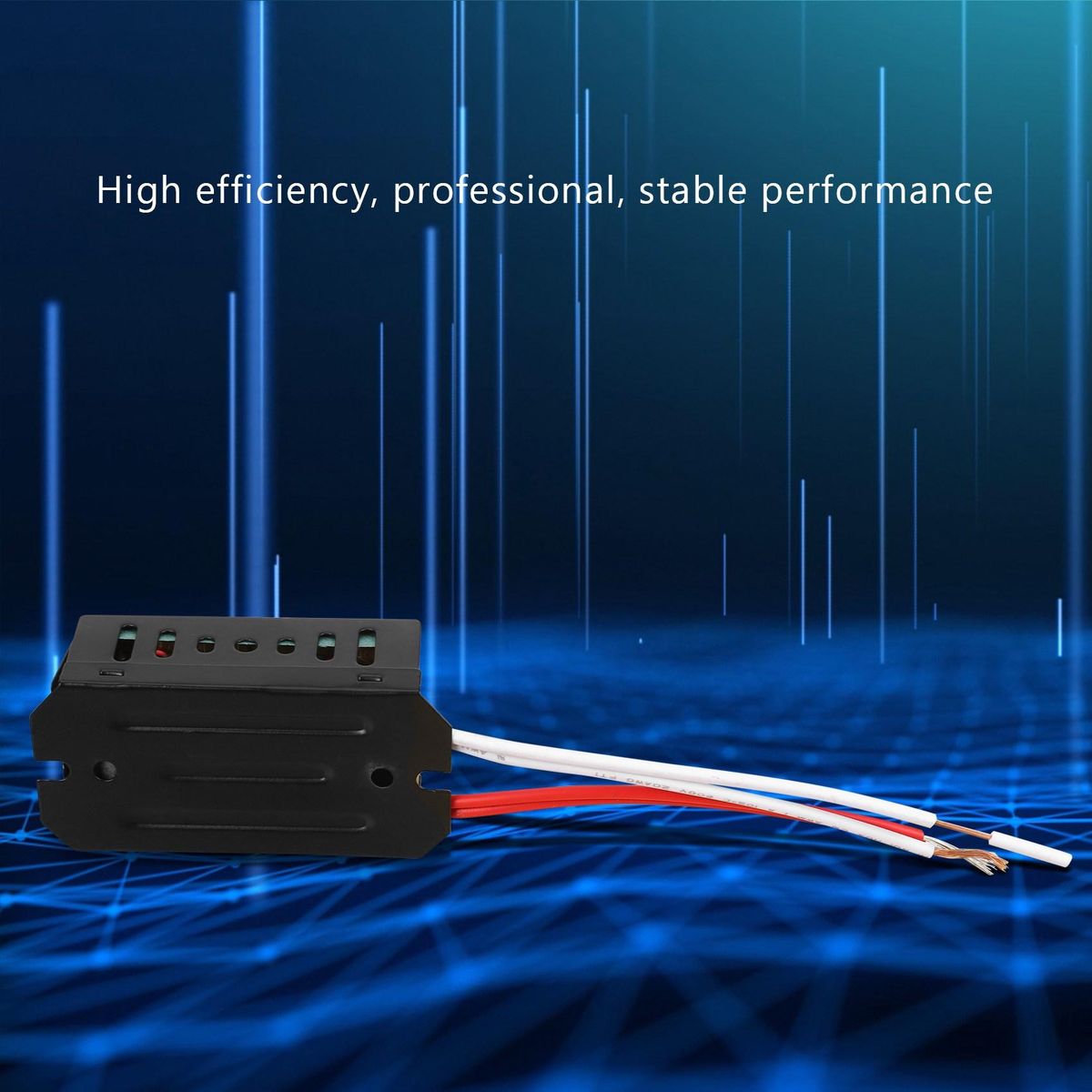 110V to 12V 60W Halogen Light Electronic Transformer Black