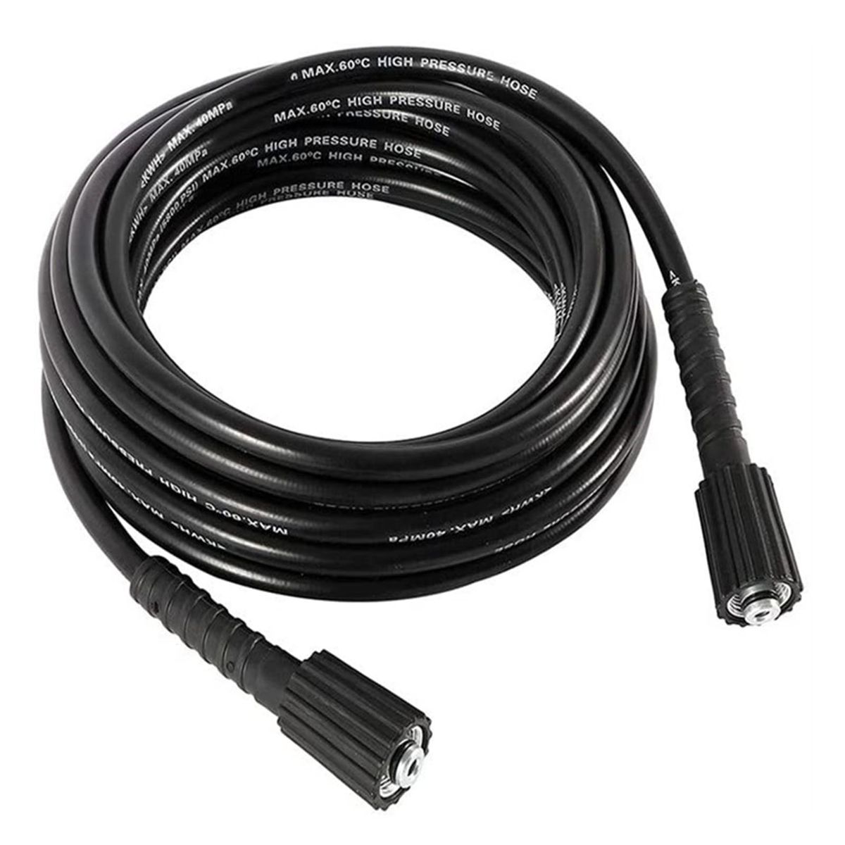 50FT Pressure Washer Cleaning Hose M22 Connector Replacement