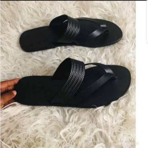 Palm Slippers - Black