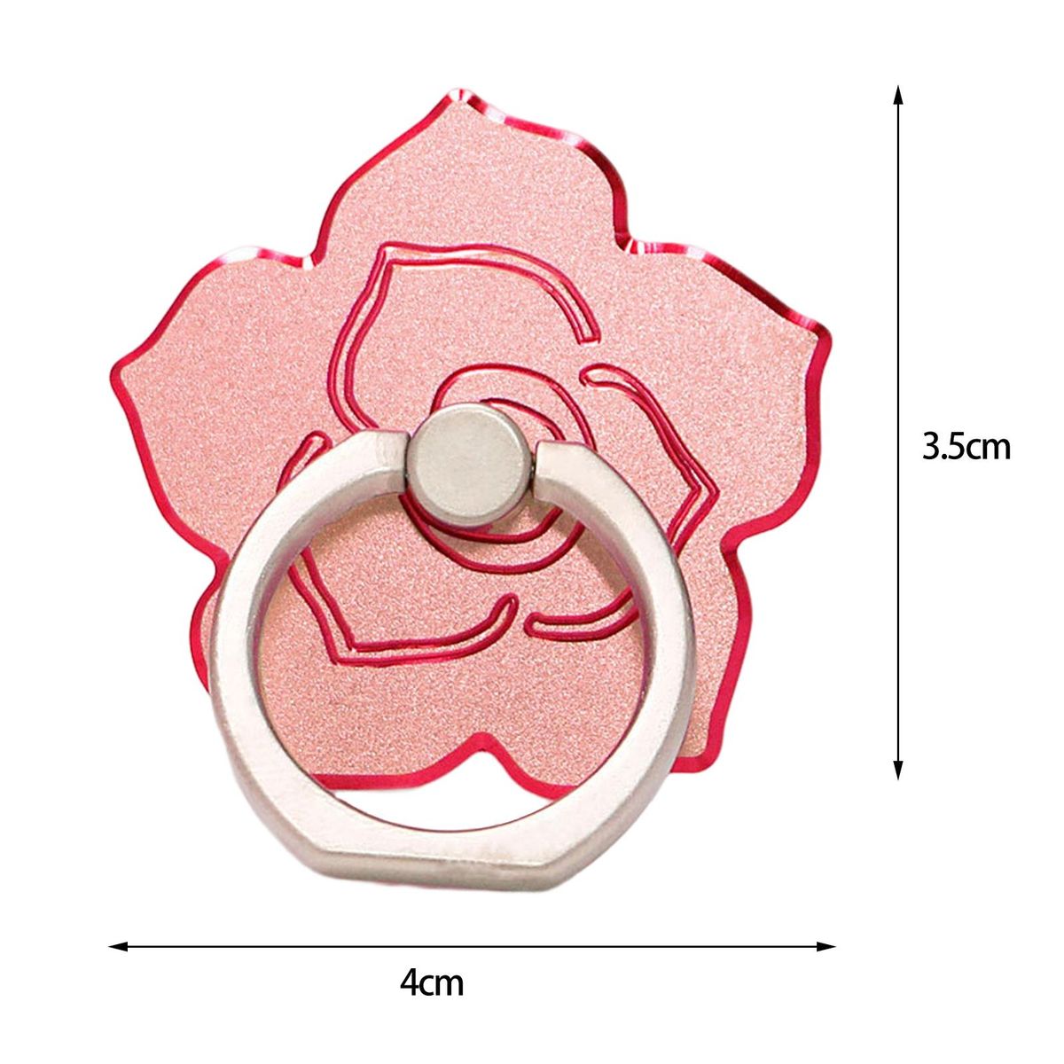 Phone Ring Holder Finger Grip Cell Phone Holder Rose Gold