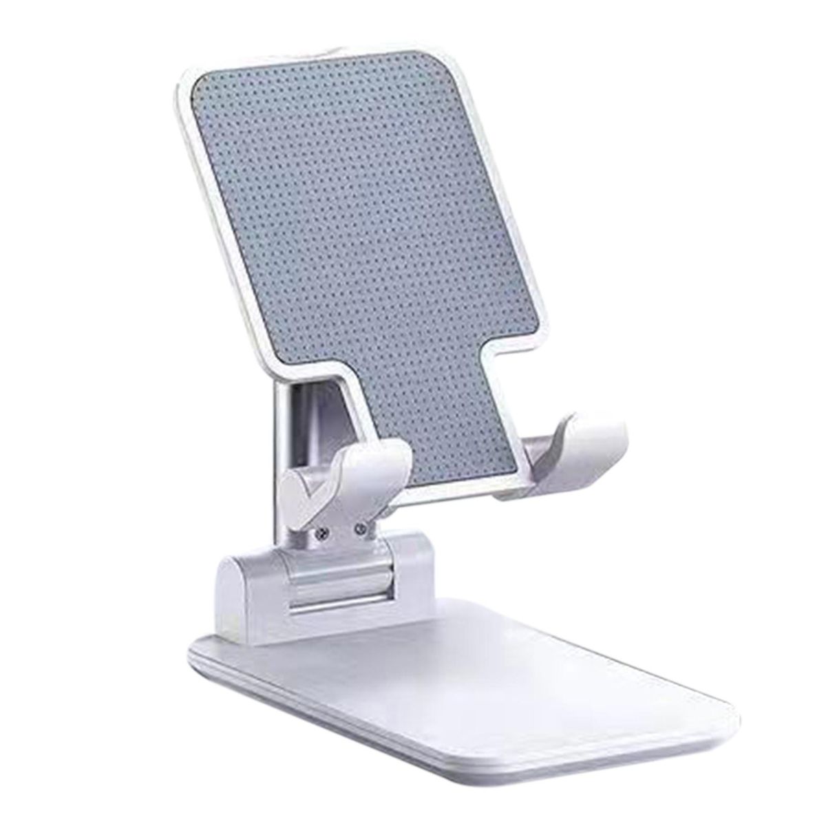 Desk Phone Stand Smooth Surface Cellphone Bracket White
