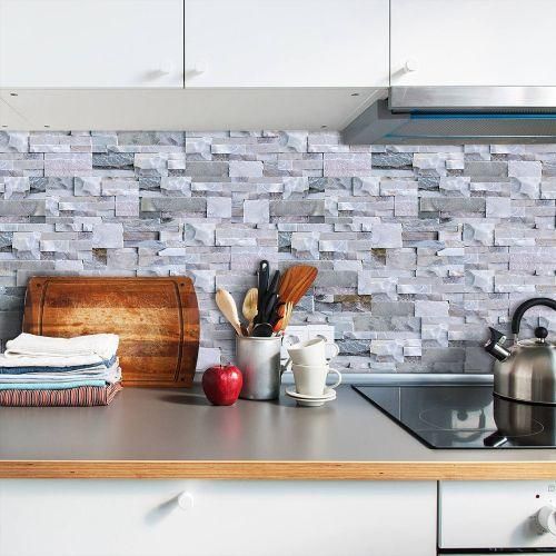 Kitchen Bathroom Peel And Stick 3D Self Adhesive