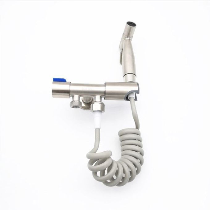 Spring Shower Hose Toilet Bidet  Er Telephone Line Plumbing Hose Nozzles-gray-2.0 M