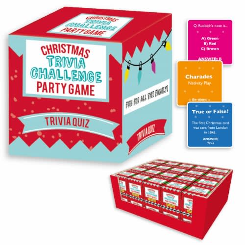 Christmas Trivia Challenge Card Game