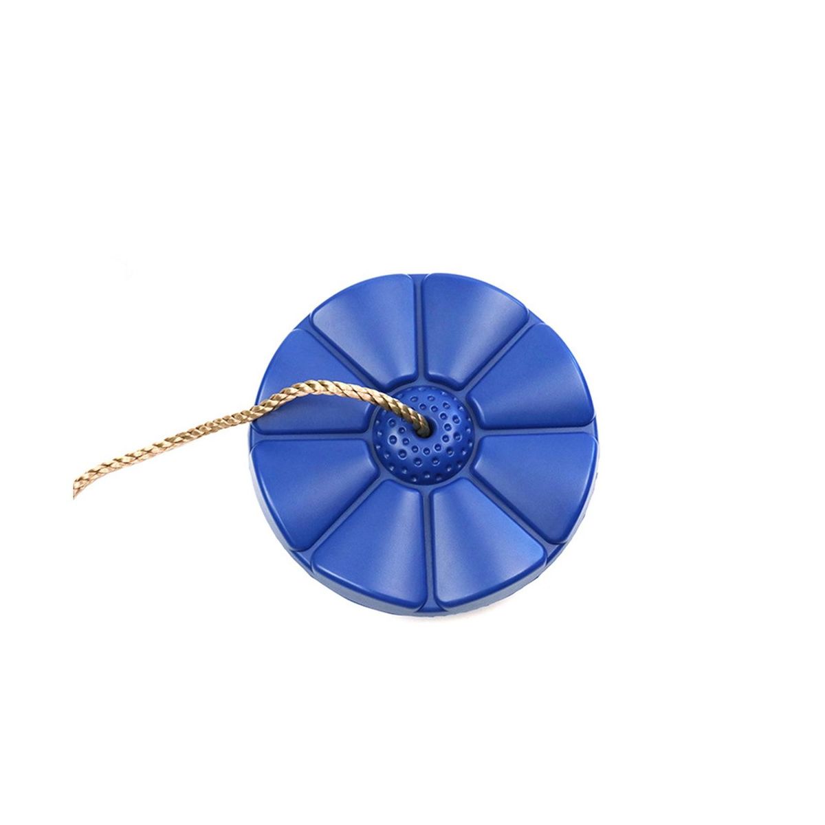 Round Swing Outdoor Indoor Toy Disc Swing Blue