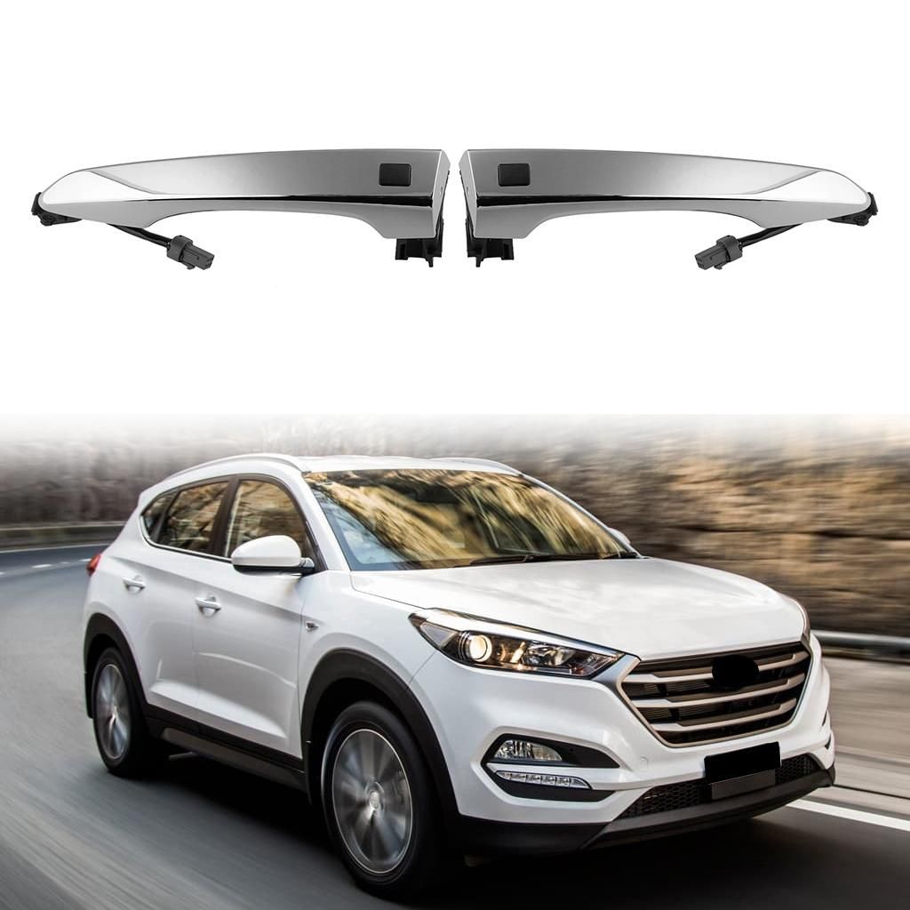 82651D3710 Chrome Exterior Front Left/Right Door Smart Key Handle Fit for Hyundai Tucson 2016 2017 2018