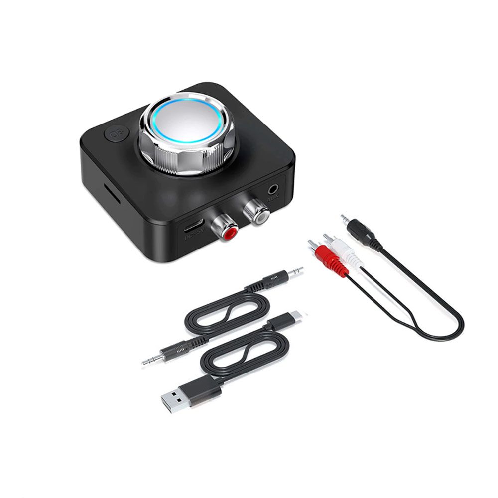 Bluetooth 5.0 Receiver 3D Stereo TF Card  Wireless Adapter