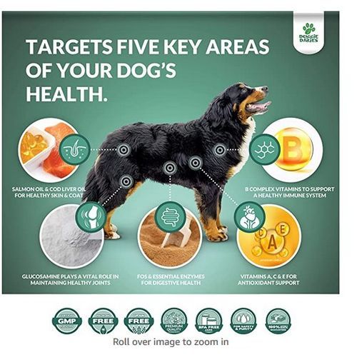 5 In 1 Multivitamin For Dogs,  225 Chews