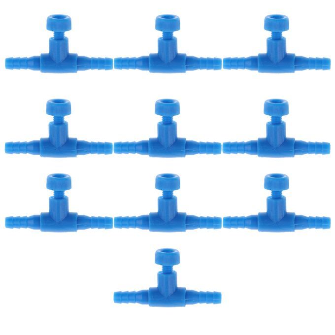 10pcs Aquarium Air Valve Plastic Inline Tubing Connectors Air Valve #2