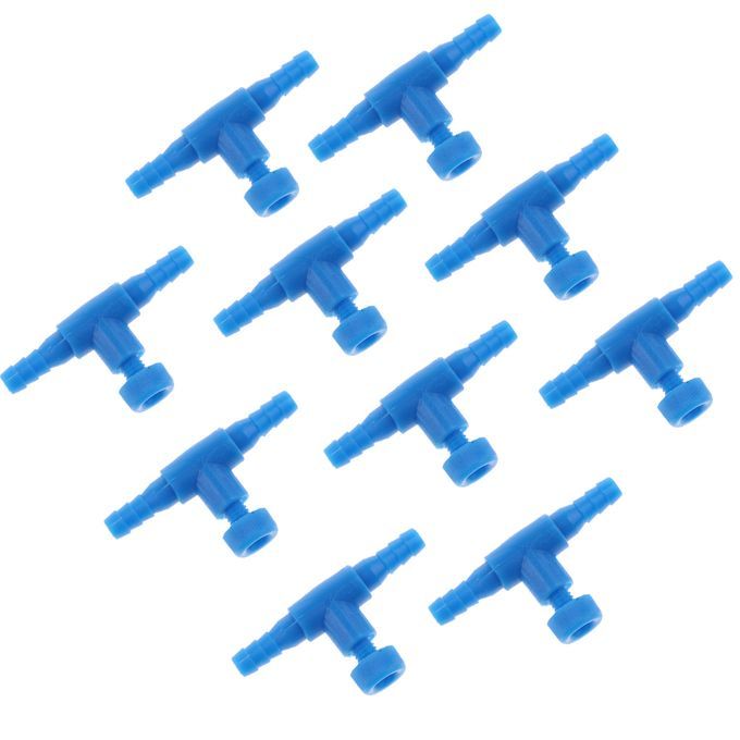 10pcs Aquarium Air Valve Plastic Inline Tubing Connectors Air Valve #2
