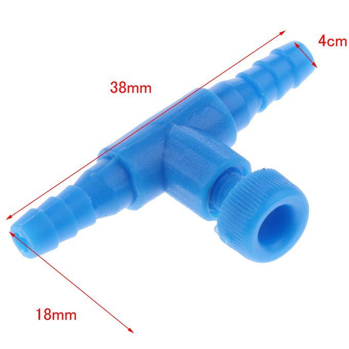 10pcs Aquarium Air Valve Plastic Inline Tubing Connectors Air Valve #2