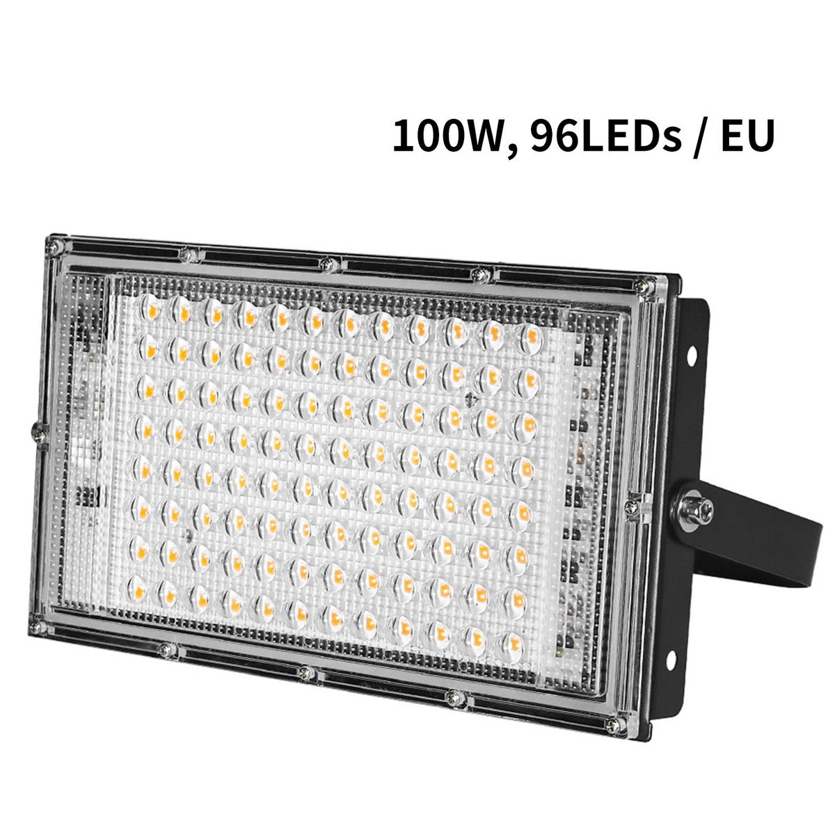 AC180-240V 100W 96LEDs Indoor Plant Growth Light Full Spectrum Grow Lamp for Indoor Plants Veg and Flower Household Greenhouse Supplement Light