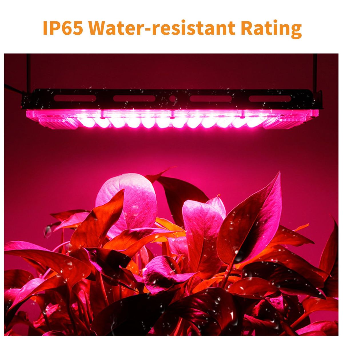 AC180-240V 100W 96LEDs Indoor Plant Growth Light Full Spectrum Grow Lamp for Indoor Plants Veg and Flower Household Greenhouse Supplement Light