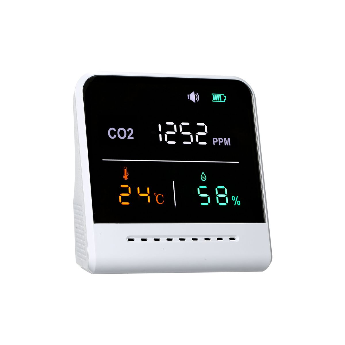 C O 2 Meter, Indoor Carbon Dioxide Detector, Infrared