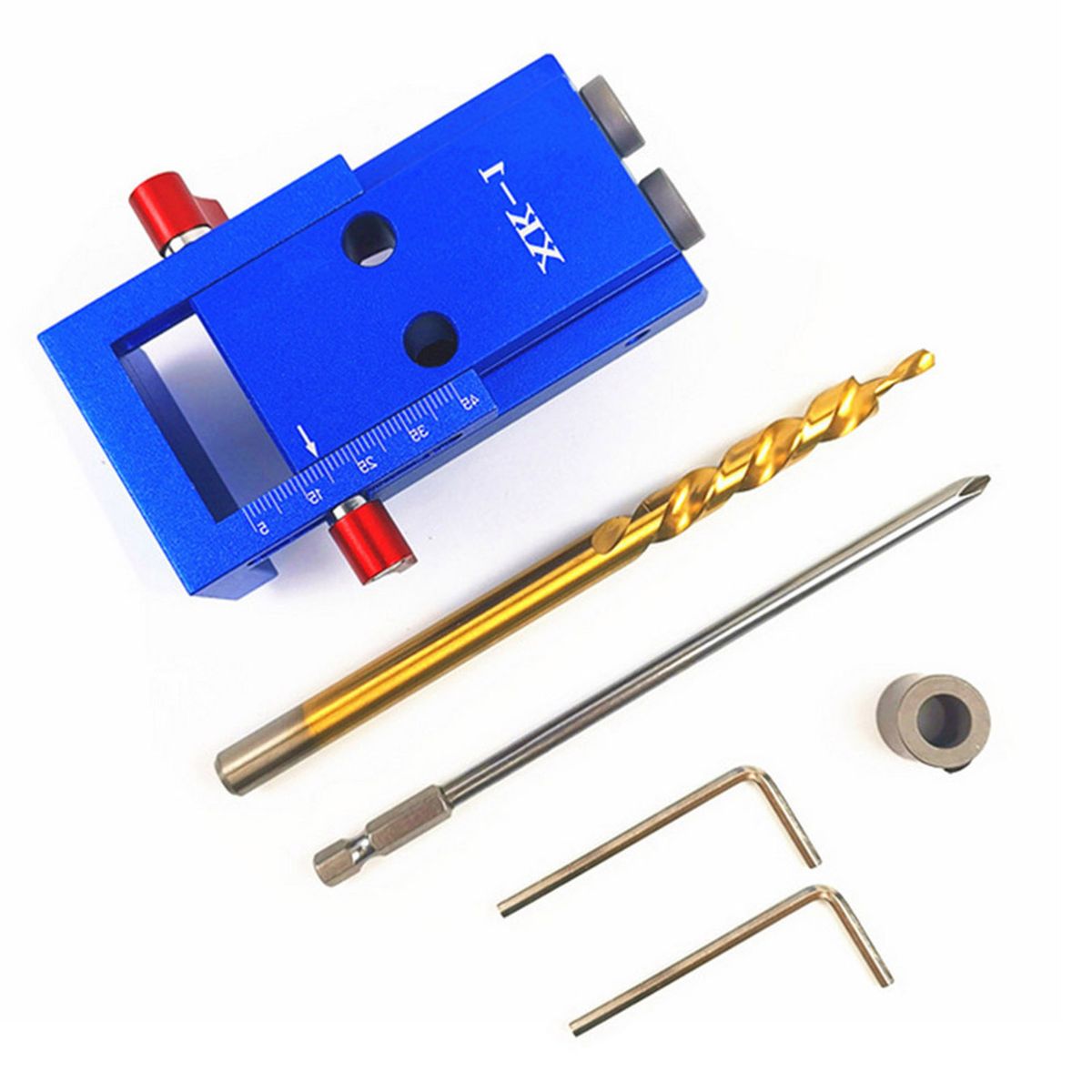105402 Katsu Pocket Hole Drilling Jig Kit With Step Bit