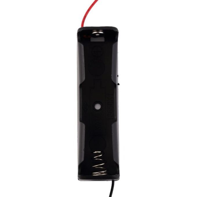 Portable Plasti  Battery  Ase Holder Storage Boxes For 186  Batteries 3.7V-black