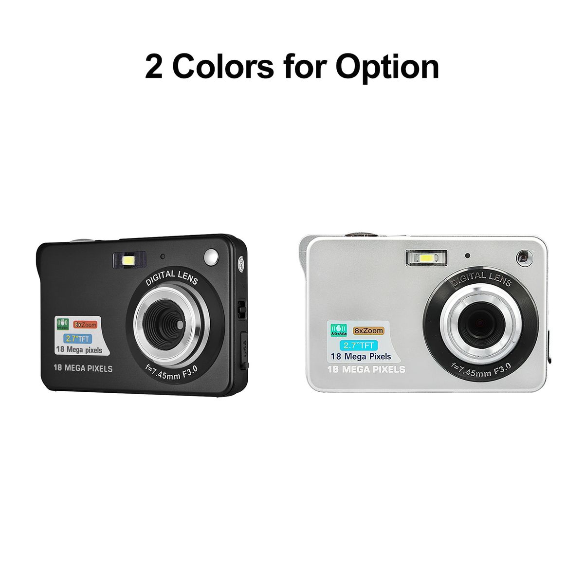 Portable 720P Digital Camera Video Camcorder 18MP Photo 8X