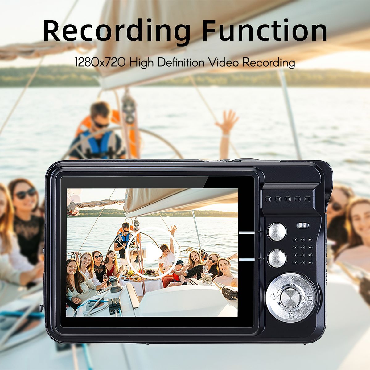 Portable 720P Digital Camera Video Camcorder 18MP Photo 8X