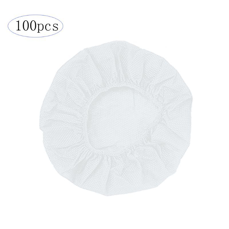 100Pcs/Bag Disposable Headphone Cover Nonwoven Earmuff Cushion 10-12CM Headset