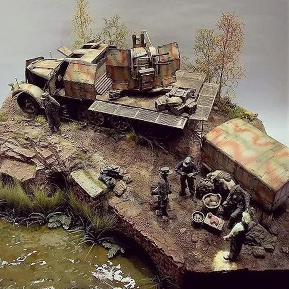 Miniature Trees 1/35 Architecture Trees Model Dioramas