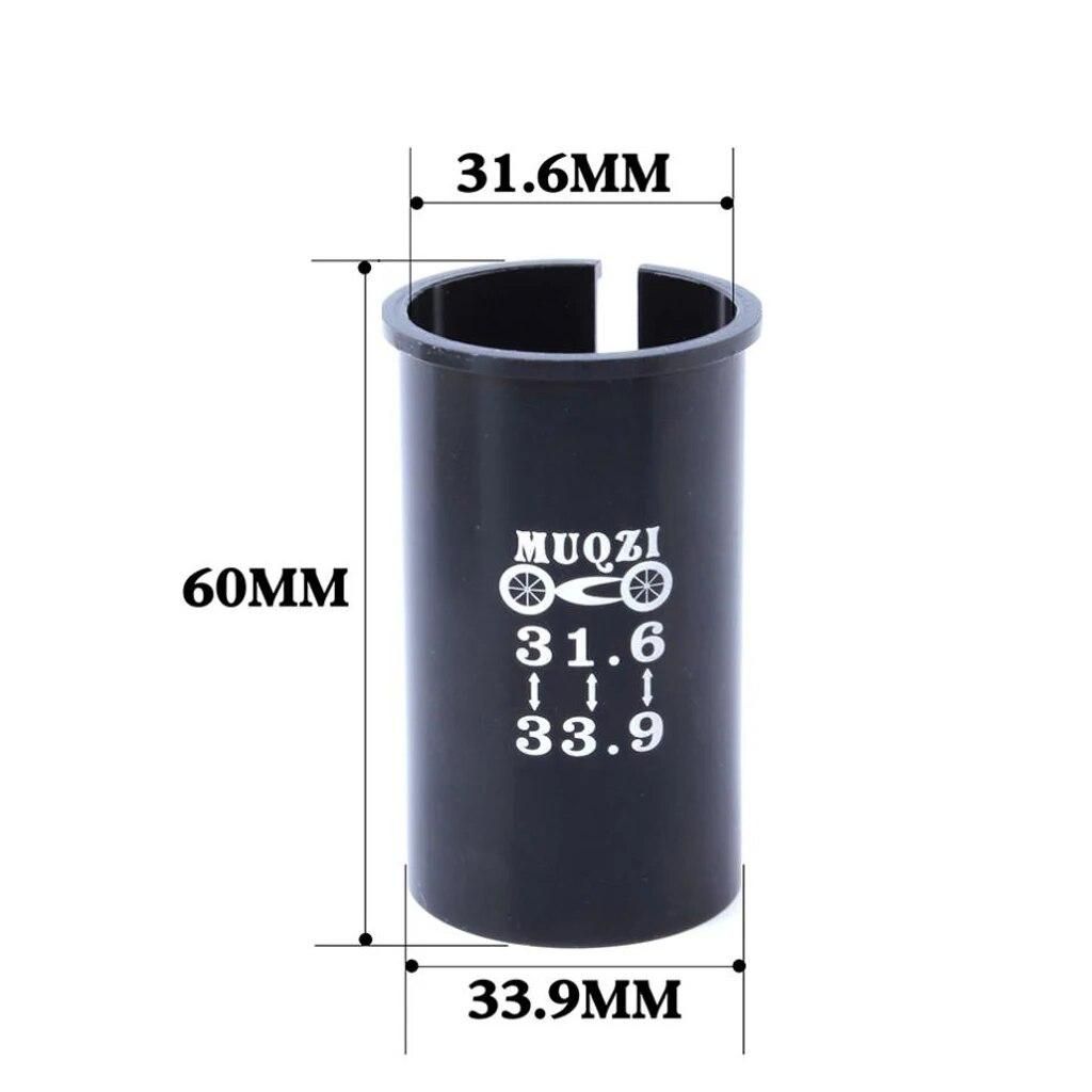 Bicycle Seatpost Reducer Shim Extension Convert Tube Adapter 31.6mm to 33.9mm Diameter Converter Cycling Accessories