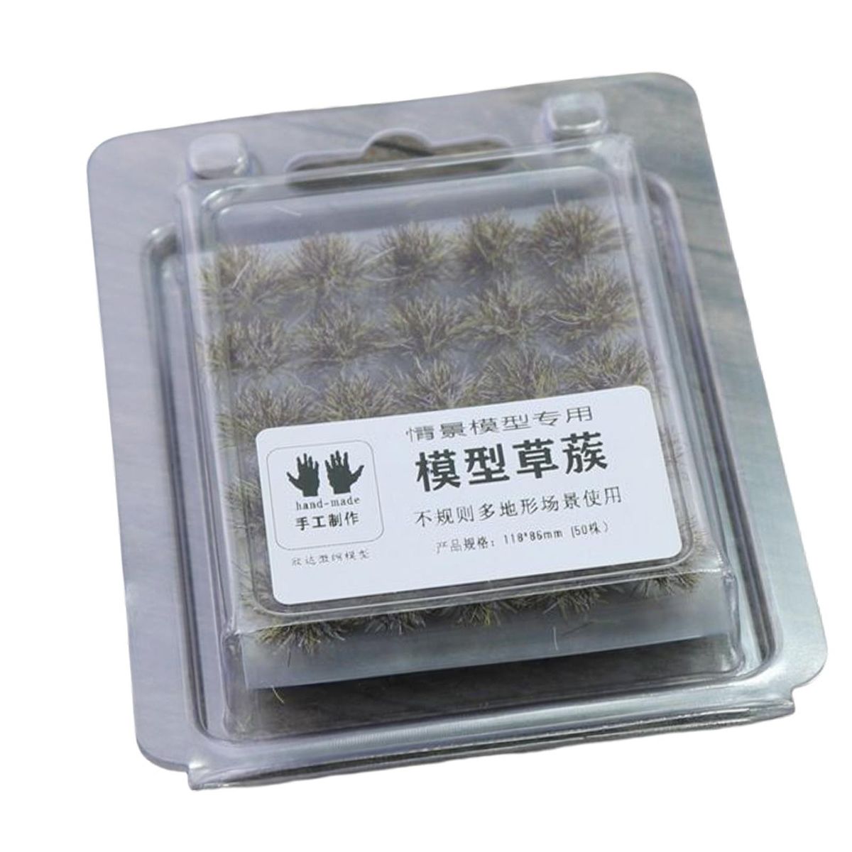 50x Simulation Rass Bush Plant Scene Decoration,Railroad G