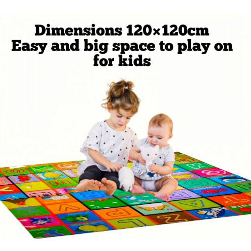 Kids Large Learning Puzzle Play Mats - 120×120cm