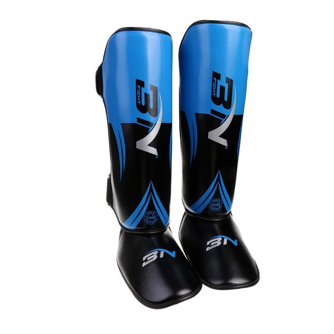 PU Leg Shin Guards Foot Guards Muay Thai Kick Boxing Catchers Gear