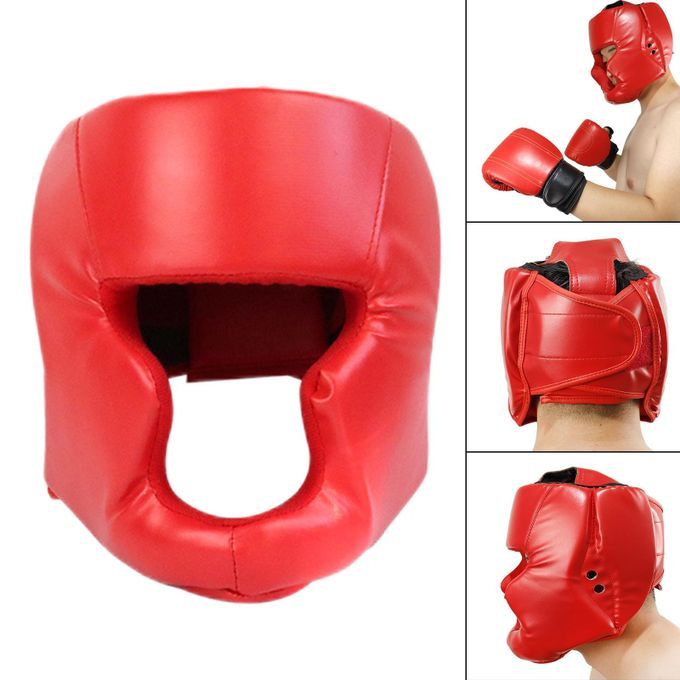 Professional Head Guard Boxing Sparring Muay Thai 58 To 66CM Red