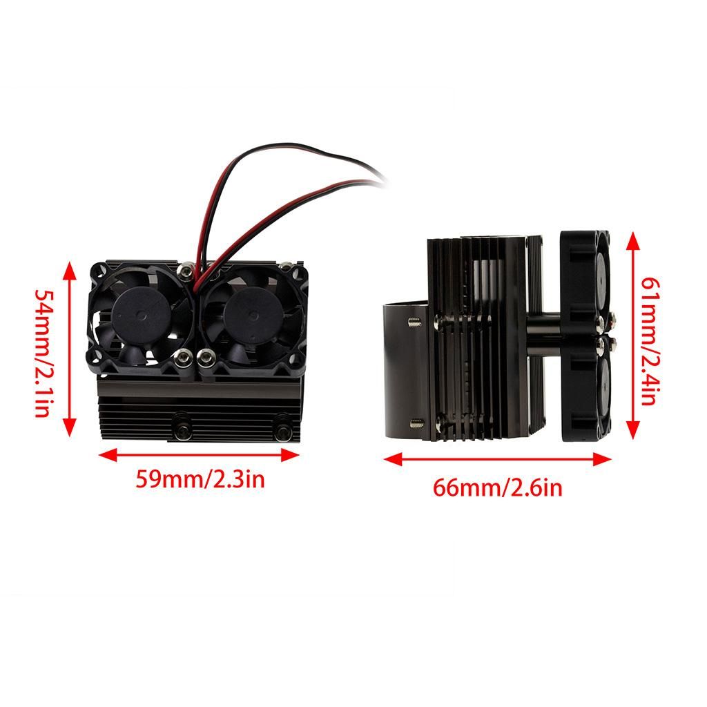 2pcs High Speed Electric RC Car Motor Heat Sink