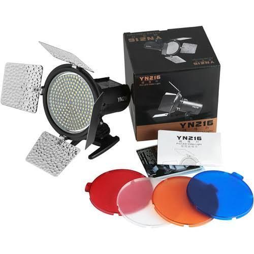 Video Camera Light YN 216, Battery And Charger