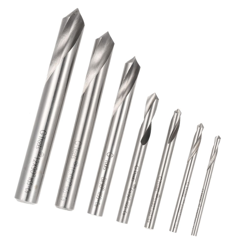 7pcs M42 HSS High Speed Steel Cobalt Spotting Drill Bits Set