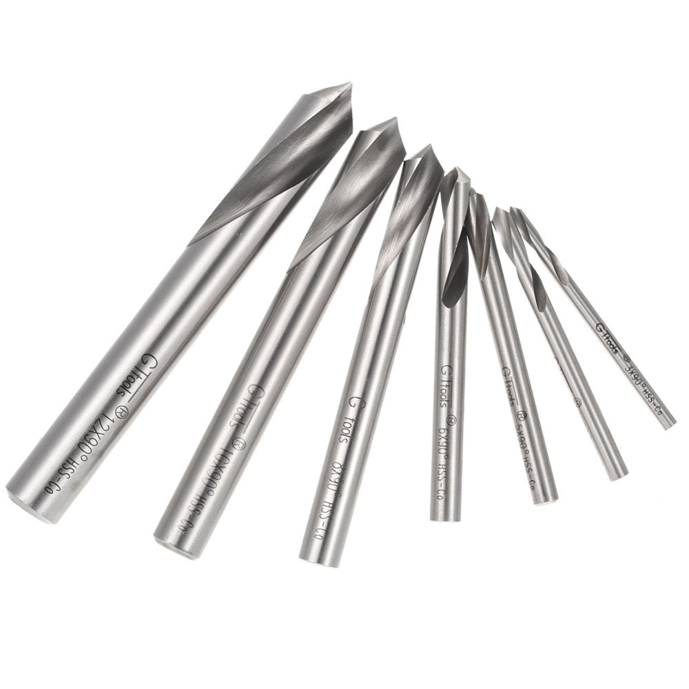 7pcs M42 HSS High Speed Steel Cobalt Spotting Drill Bits Set