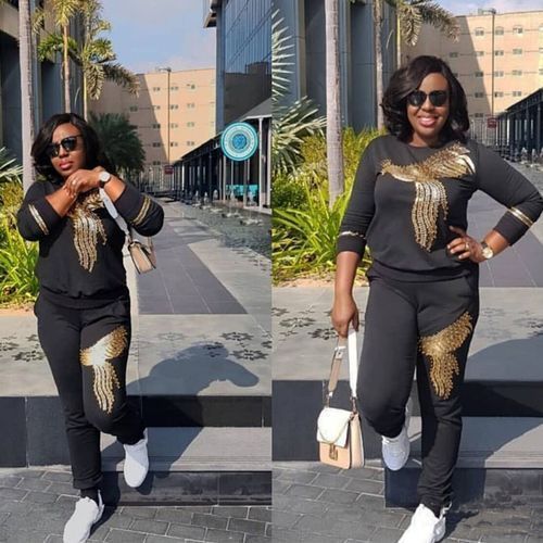 Urban Casual Fashion Stretch Sports And Leisure Women's Sportswear, Casual Suit