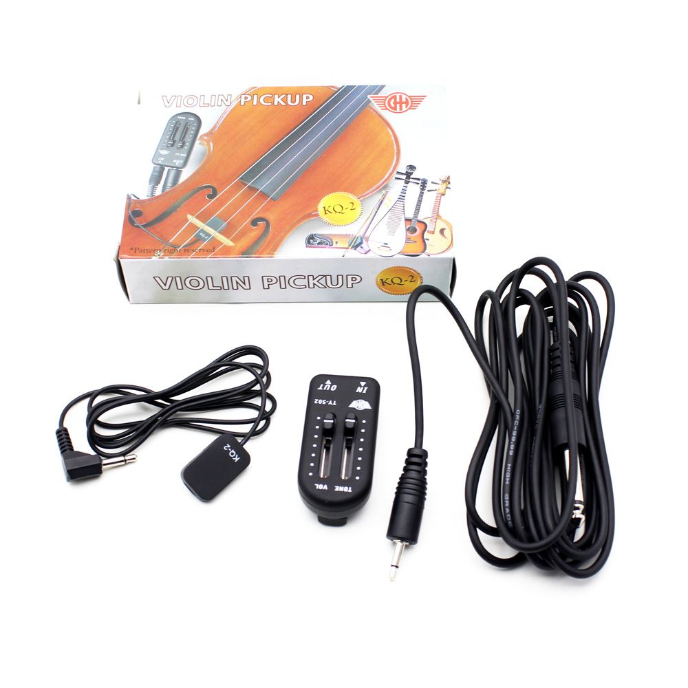 KQ-2 Piezo Contact Pickup Transducer With Volume Controller