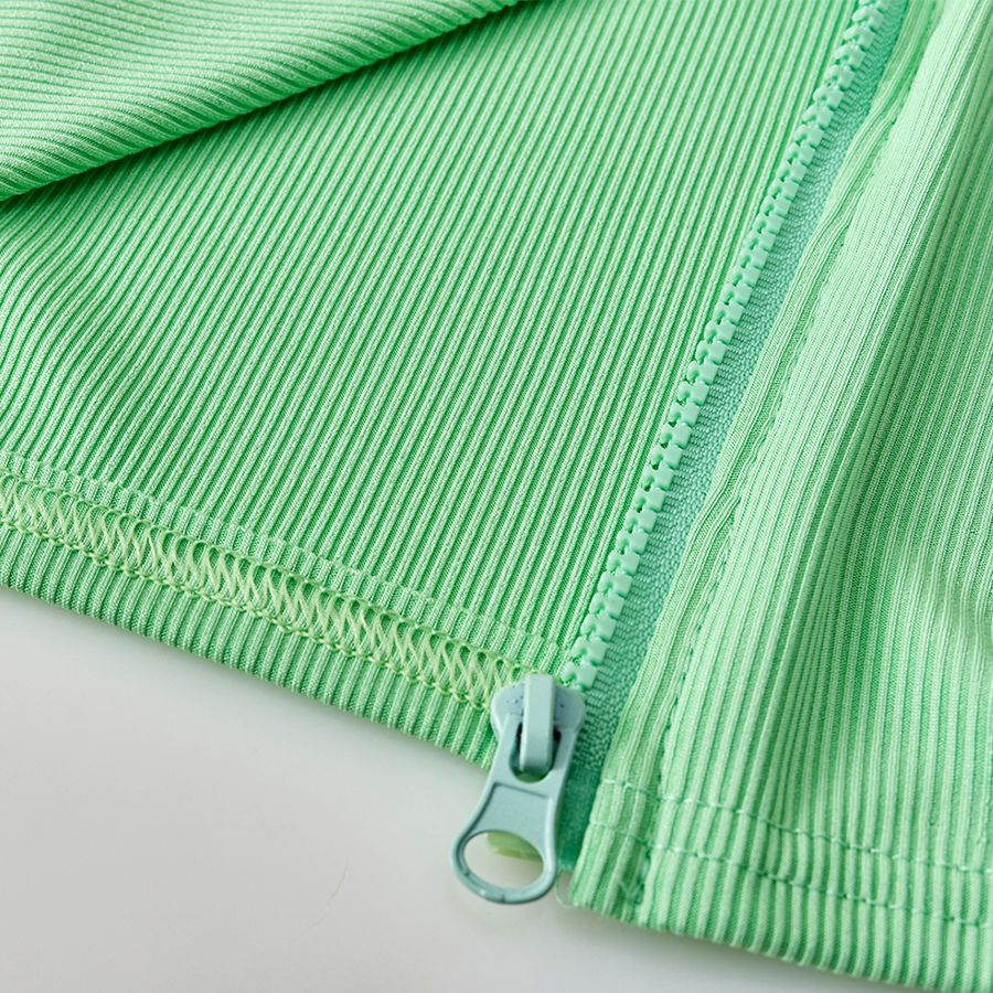 Women's Sport Top And Bottom Set Green
