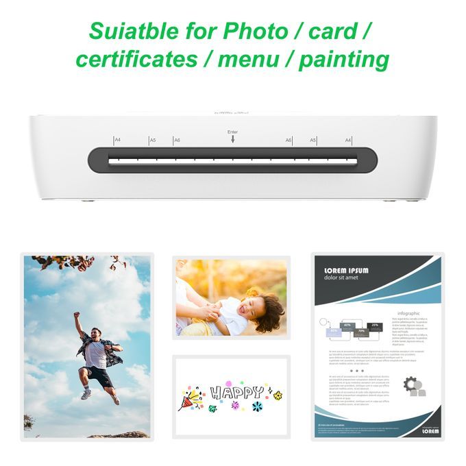 SL688 Desktop Laminator Machine Set
