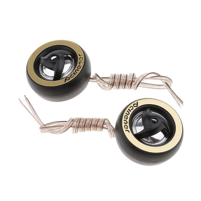 2PC Car Stereo Audio Universal Speaker With Subwoofer Tweeter Power