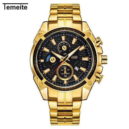 Temeite Quality Gold Watch