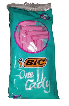 One Lady Razors, 10-Pack- Pink