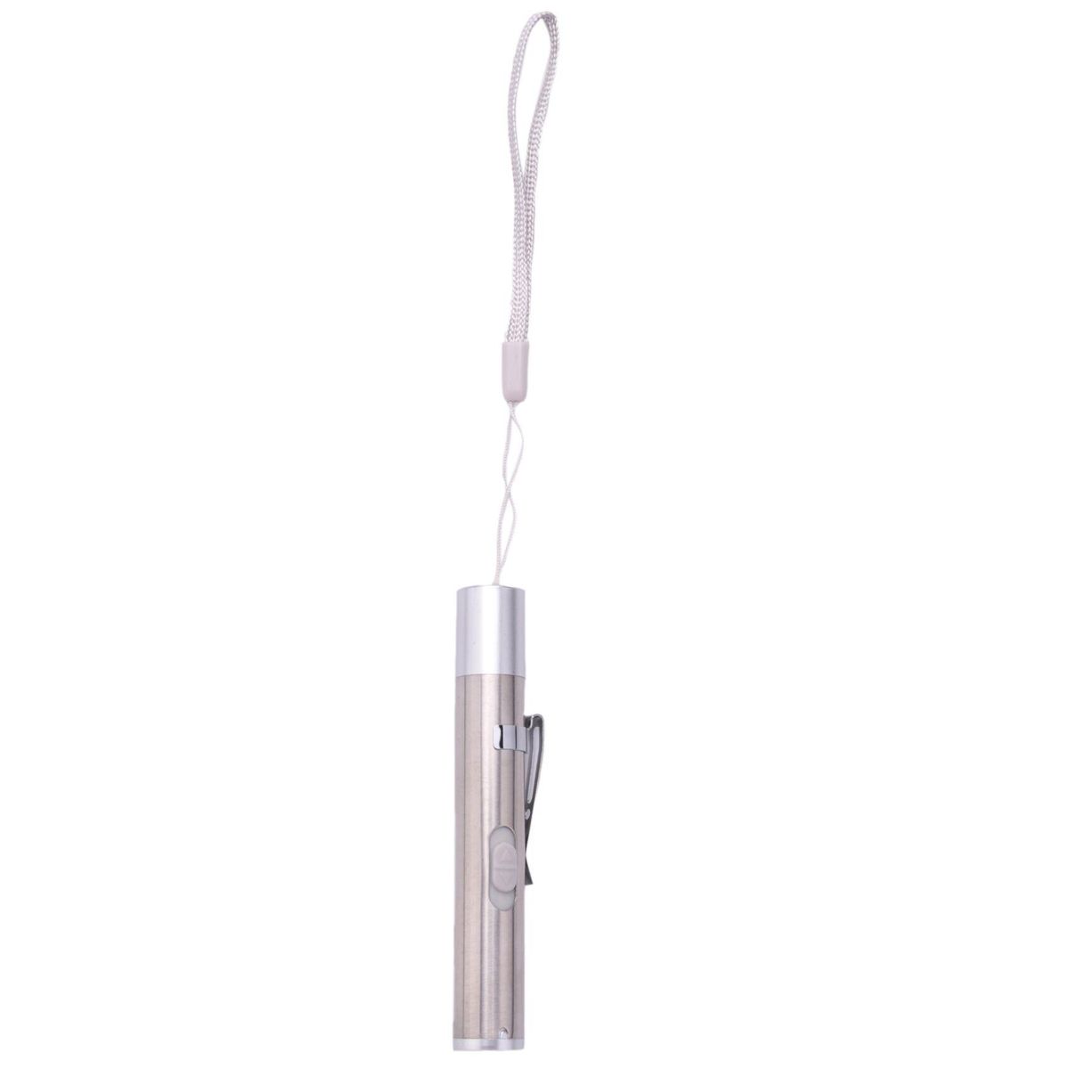 USB Rechargeable LED Laser Flashlight High Quality Powerful Mini LED Torch Pen Design Hanging Flash Light With Metal Clip