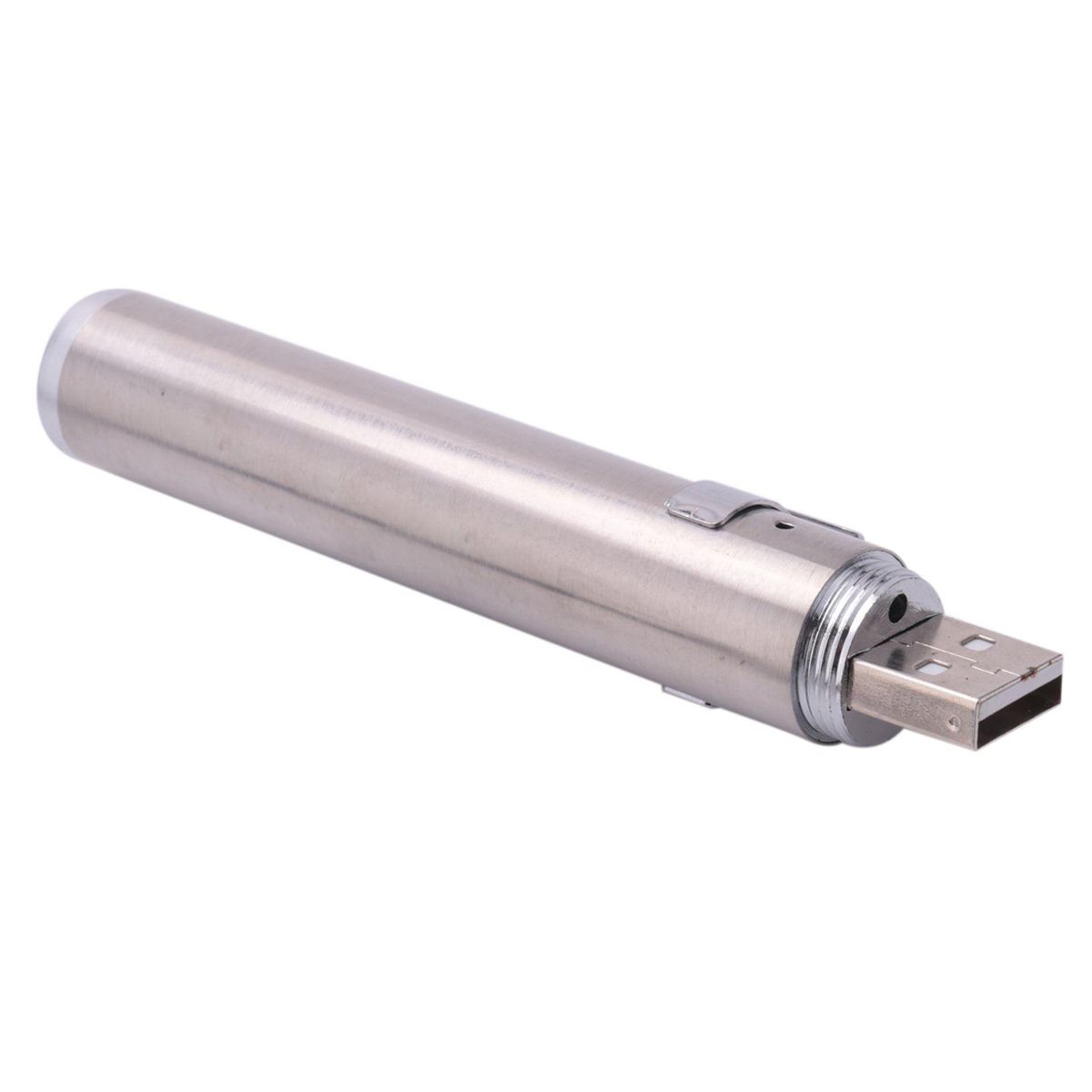 USB Rechargeable LED Laser Flashlight High Quality Powerful Mini LED Torch Pen Design Hanging Flash Light With Metal Clip