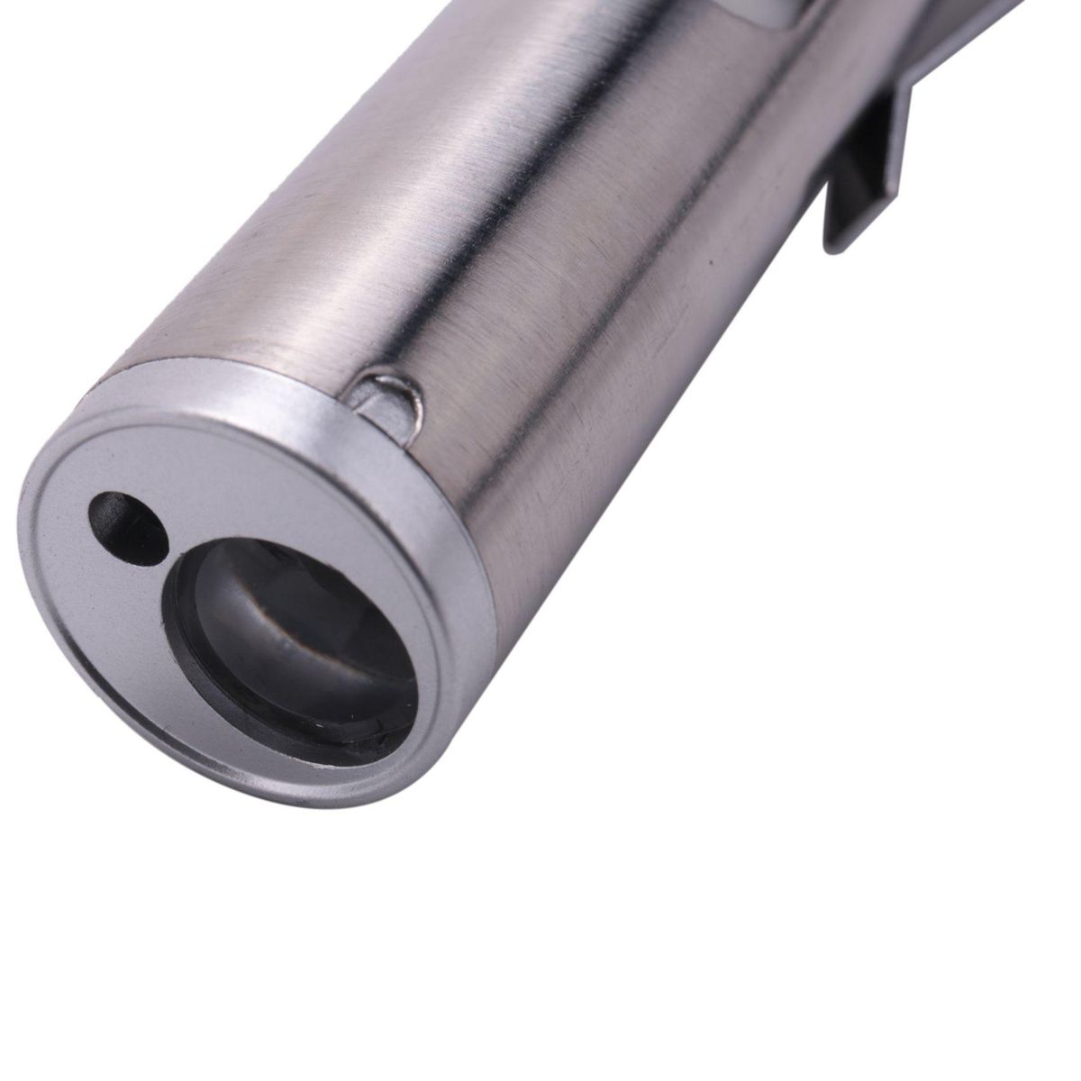 USB Rechargeable LED Laser Flashlight High Quality Powerful Mini LED Torch Pen Design Hanging Flash Light With Metal Clip